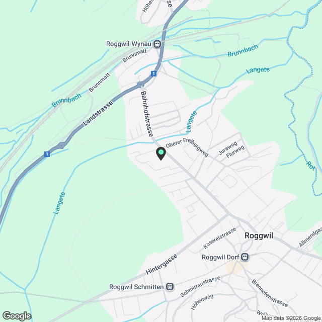 3.5 Zimmerwohnung im Erdgeschoss - Karte