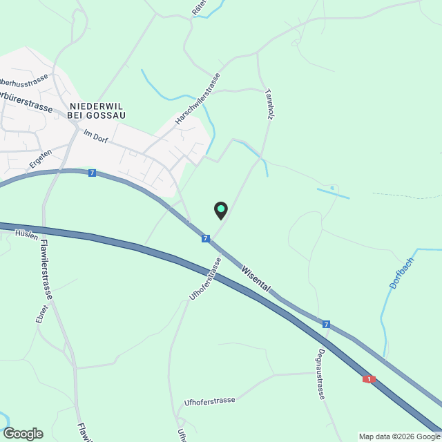 Grosszügige 5.5 Zimmer Wohnung im Dorfkern inkl. Einzelgarage - Karte