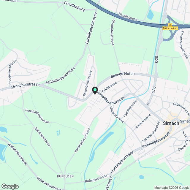 Moderne 5.5-Zimmer-Dachwohnung in Sirnach - Neubau 2024 - Karte