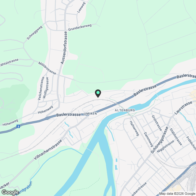 3.5 Zimmer Luxus Wohnung in Brugg mit Fitnesraum - Karte