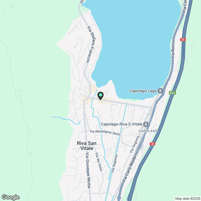 RIVA SAN VITALE - AFFITTASI APPARTAMENTO ARREDATO CON BALCONE (Rif.110) - Karte