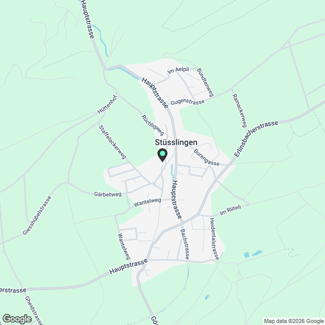 "Open House" Neubau 2½ - 4½-Zimmer-Wohnungen in Stüsslingen - Karte