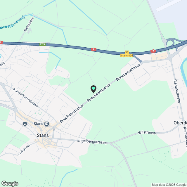 Erstvermietung nach Totalsanierung / Ihr neues Zuhause an der Buochserstrasse 39 in Stans - Karte