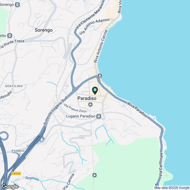 Abitazione ammobiliata a Paradiso - Karte