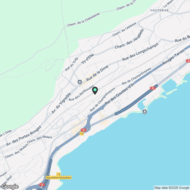 Location avec caution gratuite - Immeuble avec vue sur le lac - Karte