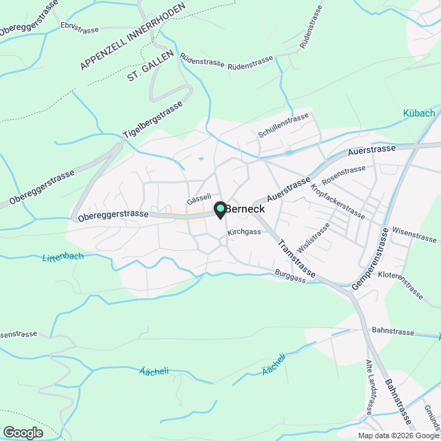 Hier entsteht Ihr Zuhause - zentrum-berneck.ch - Karte