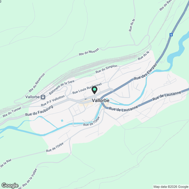 Magnifique appartement de 4,5 pièces neuf à Vallorbe - Karte