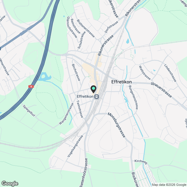 Erstvermietung Exklusive 5.5-Zimmerwohnung im Zentrum von Effretikon - Karte