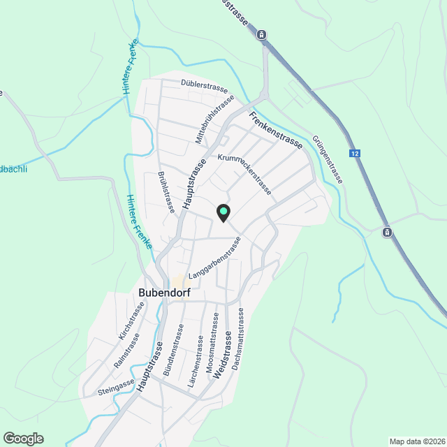 3.5-Zimmer-Seniorenwohnung in Bubendorf zu vermieten - Karte