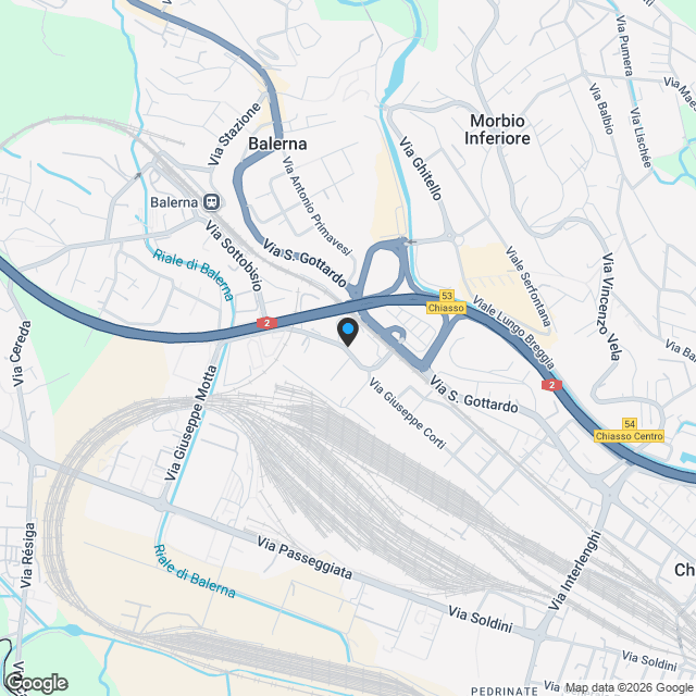 Modernes Loft in Balerna mit 200 m² Terrasse - Karte