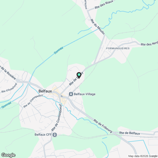 Appartements neufs de 5.5 pièces à La Gotta, Belfaux - Karte