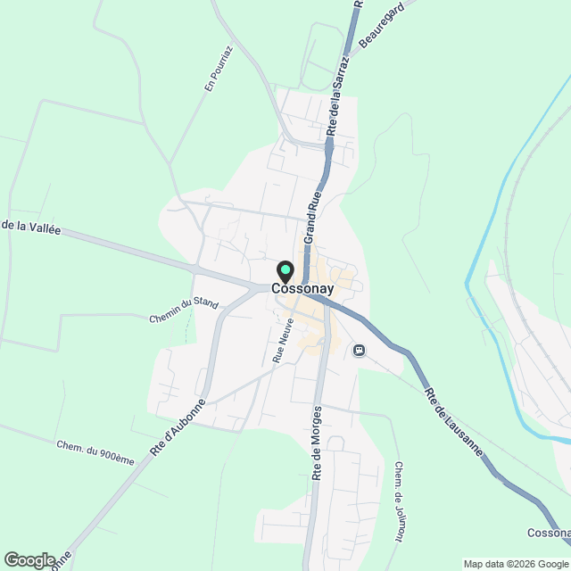 Appartement 3.5 pces entièrement neuf au 1er étage - Lot n°8 - Route de Saint-Denis 3 - Senarclens - Karte