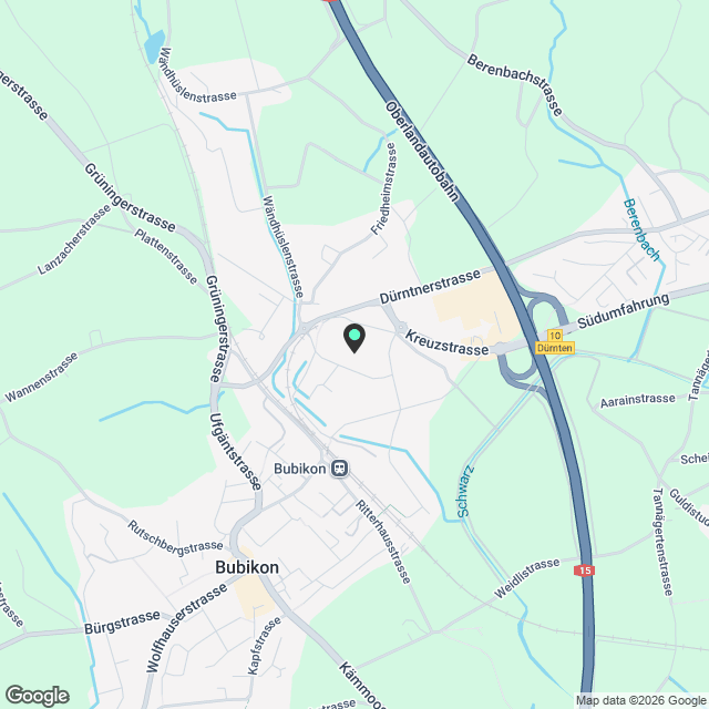 3.5 Zimmerwohnung  - Bachtelblick Bubikon - Karte