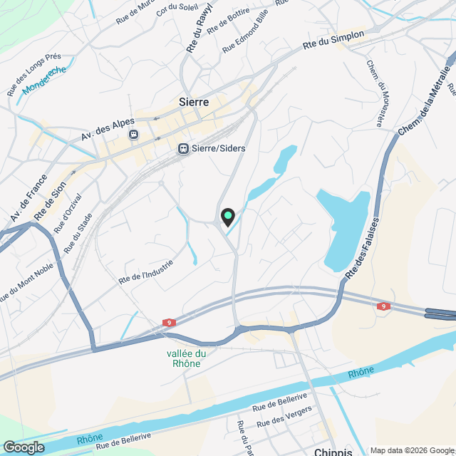 APPARTEMENTS NEUF 3.5 PIÈCES  À SIERRE - Karte