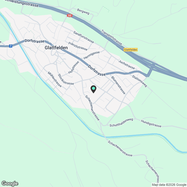 moderne und sanierte 3.5 Zimmer Parterrewohnung in Glattfelden - Karte