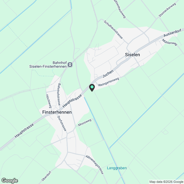 Moderne 3½-Zimmer-Neubau-Gartenwohnung in Siselen BE zu vermieten - Karte