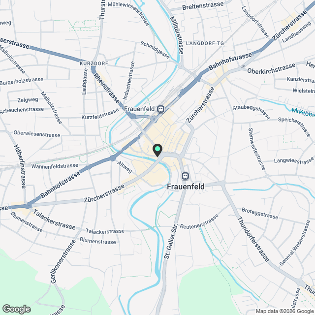 Wohnen in neu renovierter Wohnung direkt am Ufer der Murg - Karte