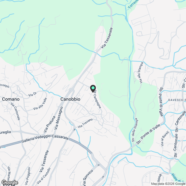 Appartamenti a Canobbio - Karte
