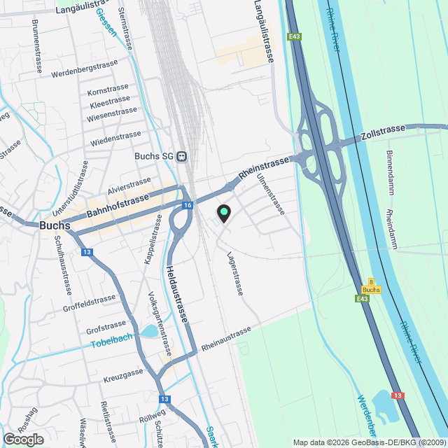 Erstbezug, Moderne 5.5-Zimmer-DG Wohnung in Buchs - Karte