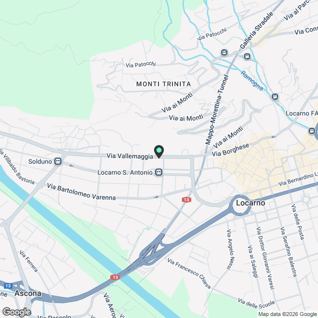 Moderno appartamento 1.5 locali arredato a Locarno - Karte