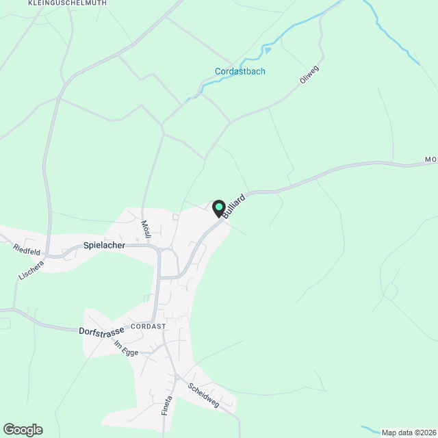 Schöne Reihenhäuser in Cordast - Karte