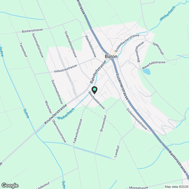 4  1/2       Zimmer-Attika-Wohnung - Karte