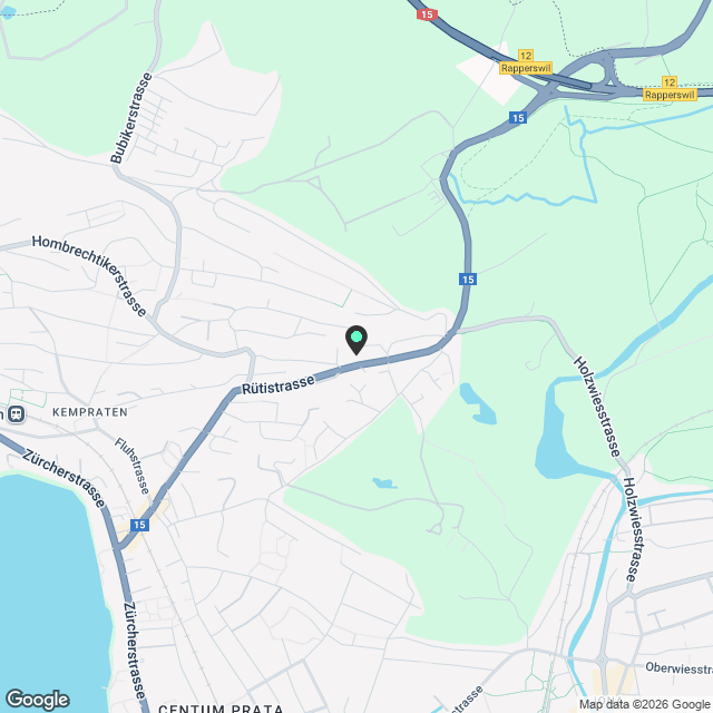 Wohnung in Jona - Karte