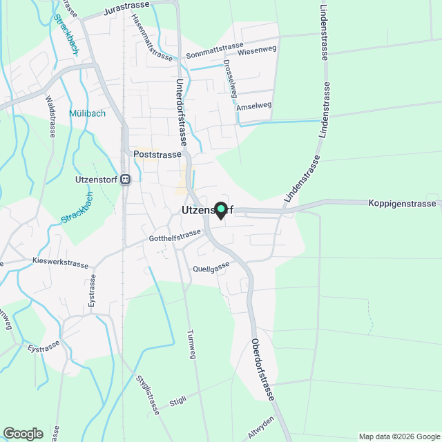 neu erstellte 3.5 Attika Wohnung mit toller Terrasse mit Weitsicht - Karte