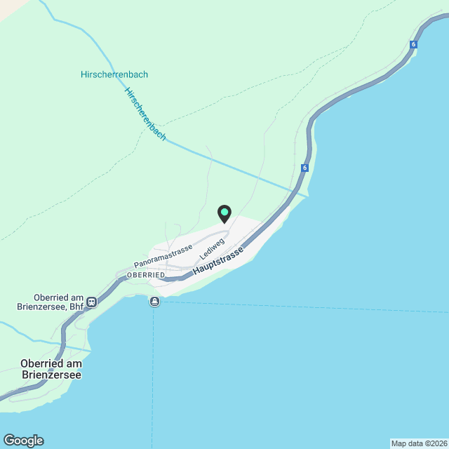 Modern 3.5-Room Apartment with Stunning Lake and Mountain Views in Oberried am Brienzersee - Karte