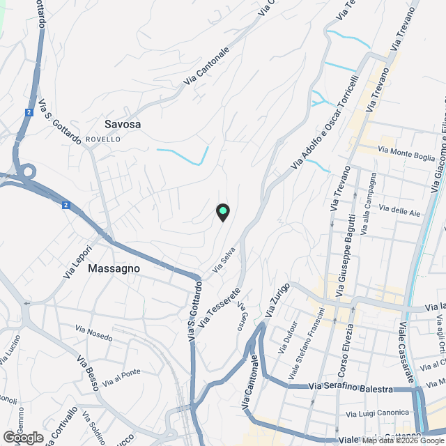 Moderno appartamento 3.5 locali con vista lago a Massagno (int.2) - Karte