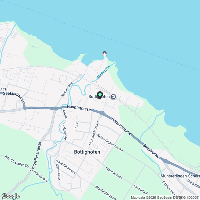Wohnen im steuergünstigen Bottighofen - Karte