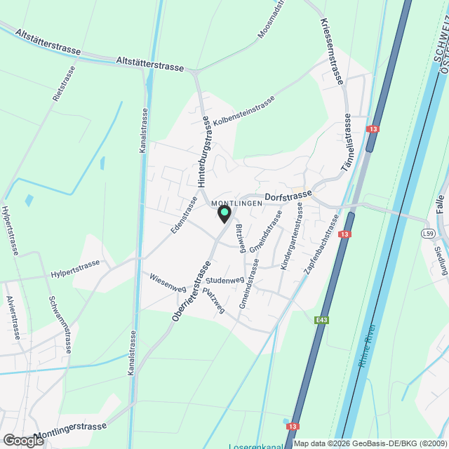 Neubau 3.5 Zimmer Wohnung - Karte
