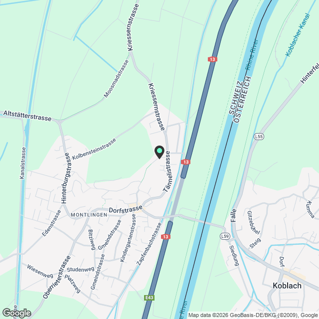 Neubau 4.5-Zimmerwohnung DG zu vermieten - Karte