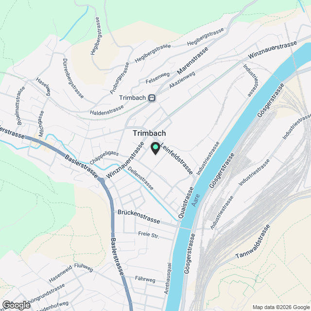 Erstbezug: Renovierte 3.5-Zimmer-Wohnung mit Balkon in Trimbach - Karte