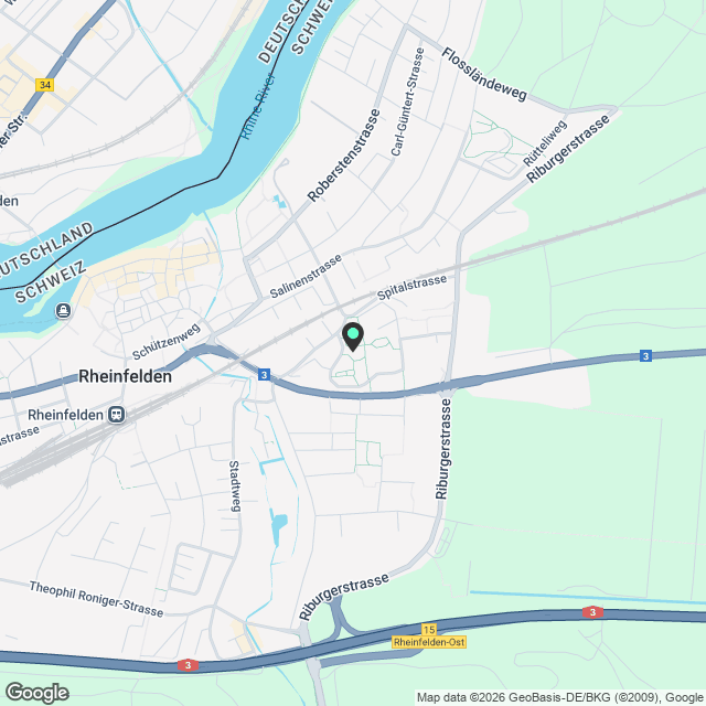 Nachmieter gesucht für neurenovierte 3.5-Zimmer-Wohnung mit Balkon in Rheinfelden - Karte