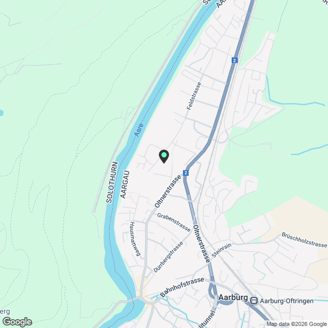 2.5 Zimmerwohnung in Aarburg - Karte