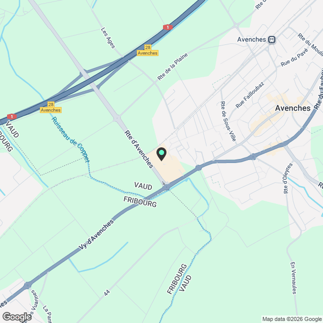 Appartement neuf 3.5 pièces au cur dAvenches, premier occupant - Karte