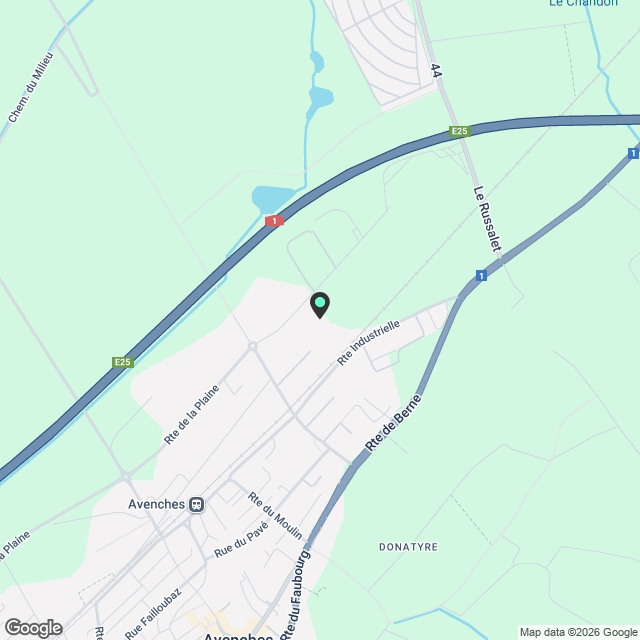 Nagelneues Top Studio in Avenches-Milavy - Karte