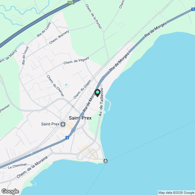 St-Prex Splendide appartement neuf 4,5 pc face au lac - Karte