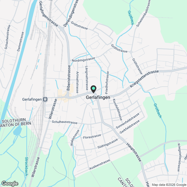 Moderne 3.5-Zimmer-Wohnung in Gerlafingen - Karte