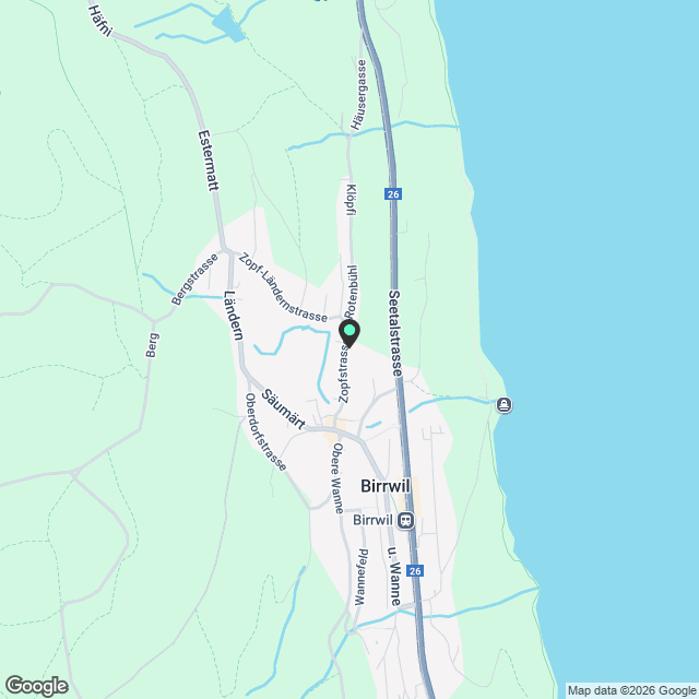 Einfamilienhaus, Alt&Neu, baubiologisch, mit toller Seesicht in Birrwil - Karte