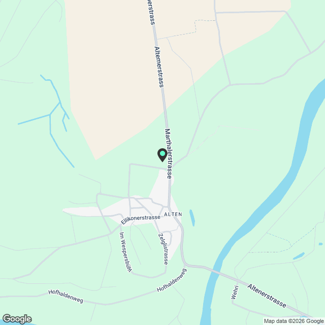 Modernes 6.5-Zimmer-Einfamilienhaus im Mietkauf in ruhiger Lage in Alten - Karte