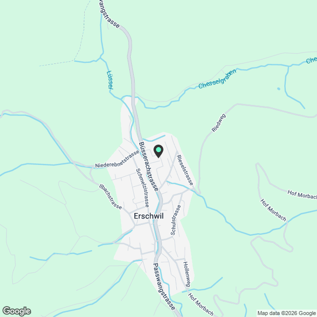 Grosszügiges modernes 5.5 Zimmer-Einfamilienhaus in Erschwil / SO - Karte