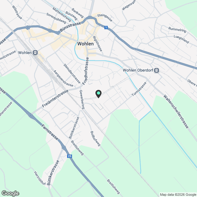 ERSTBEZUG Moderne 5.5-Zimmer-Neubau-Wohnung mit Minergie-Standard in Dammweg 35, 5610 Wohlen - Karte