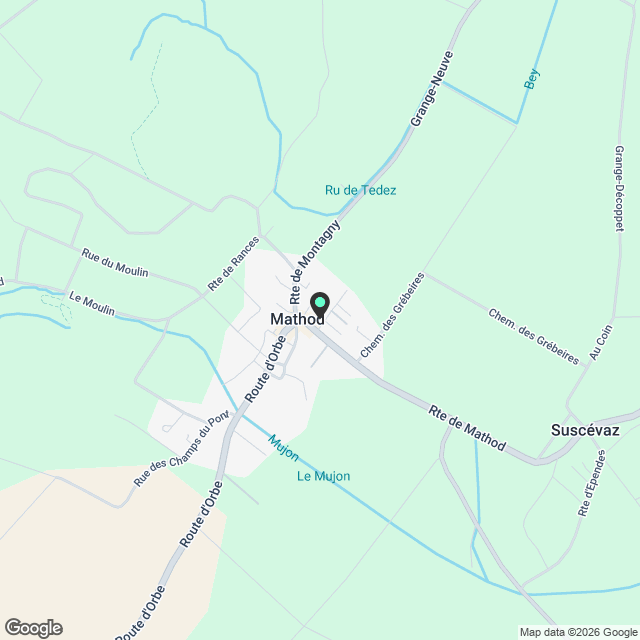 Magnifique appartement 3.5 pièces neuf avec balcon à Mathod - Karte