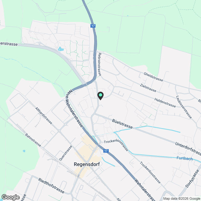 Moderne 2.5-Zimmer-Wohnung in zentraler Lage von Adlikon - Karte