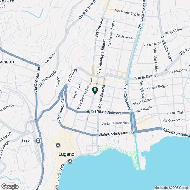 Appartamento Lugano Medium/Long Term Rental - Karte