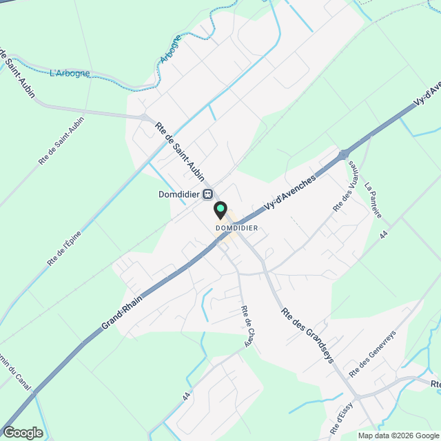 Appartement 3.5 pces neuf d'env. 77 m2 au centre de Domdidier / FR - Karte