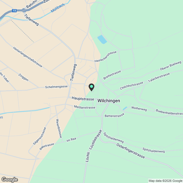 Neubau Mietwohnungen in Wilchingen - Im Gärtli - Karte
