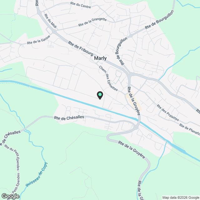 Berges 3 - Appartement 2.5 pièces au 1er étage - Karte